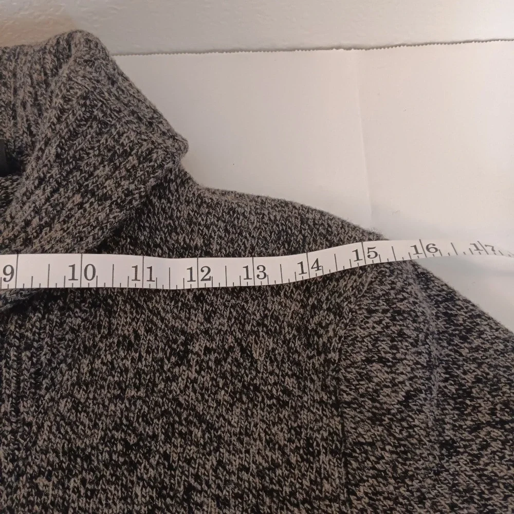 J.Crew Shawl Collar Sweater Mens S Grey Marled 100% Lambswool Button Pullover